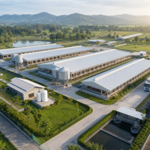 Modern pig farm design and site planning consulting